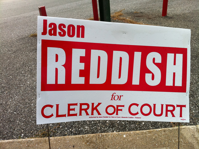 Jason Reddish for Clerk of Court (2010)