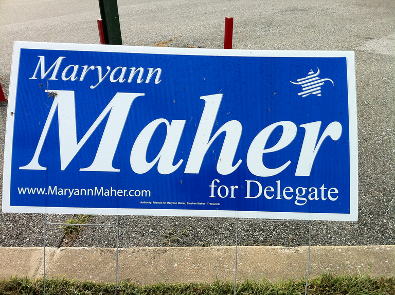 Maryann Maher for Delegate (2010) (with logo)