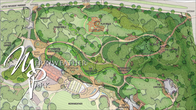 Merriweather Park original plan
