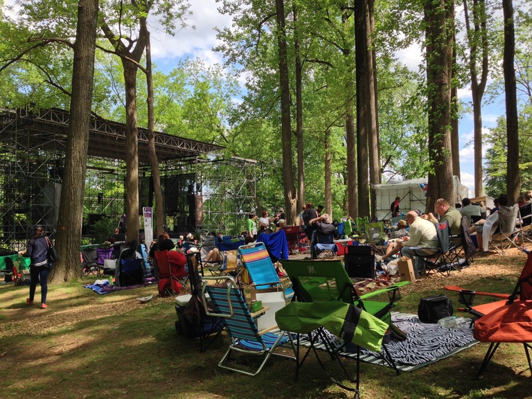 Picture of the Purple Stage at Wine in the
Woods